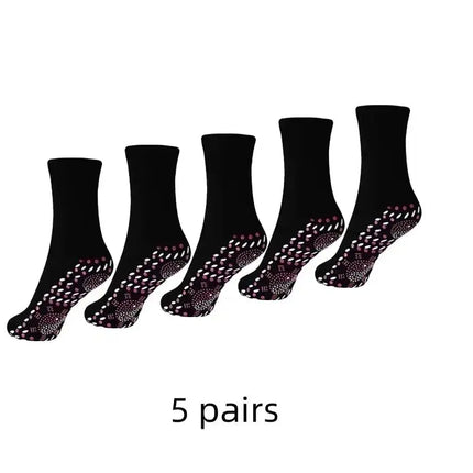 1/5 Pairs Self Heating Socks for Comfortable MEN'S AND WOMEN'S Warm Sports Socks