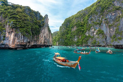 Full-Day Phi Phi and Maiton Islands Tour by Speed Catamaran.