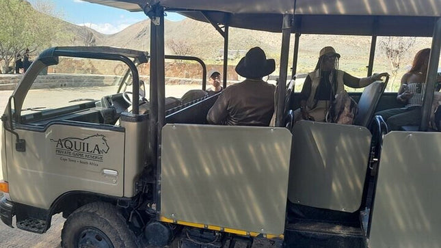 Sunset Big 5 Aquila Safari Snacks and Wine Tasting