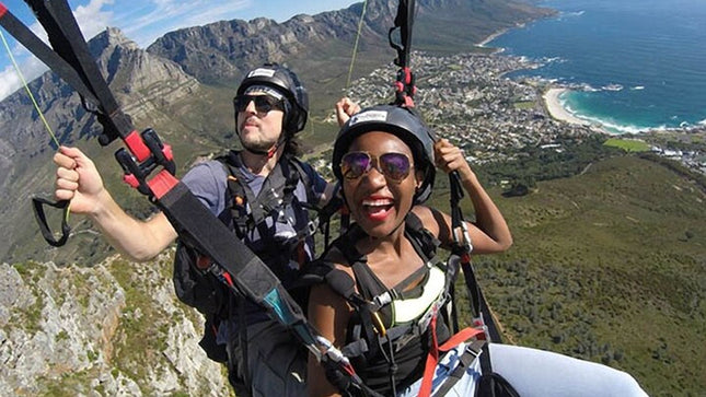 Tandem Paragliding in Cape Town