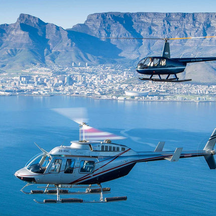Private Helicopter Cape Point Tour With Lunch in the Winelands