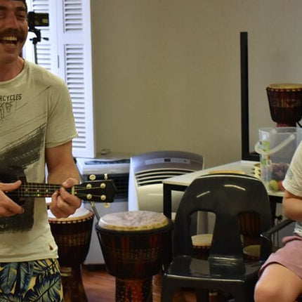 Cape Town: Ukulele and Djembe Drum Introduction Lesson