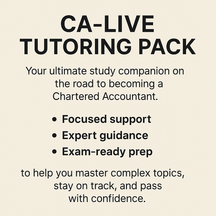 1 Month - CA-Live Tutoring Support