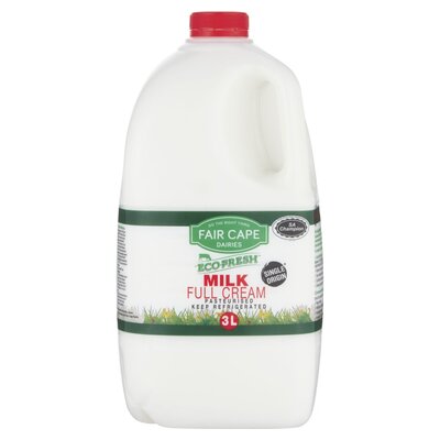 Fair Cape Full Cream Milk 3L