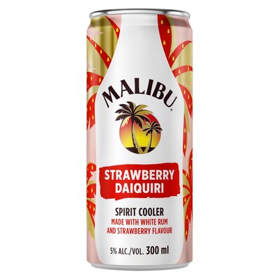 Malibu Strawberry Daiquiri Spirit Cooler 300ml