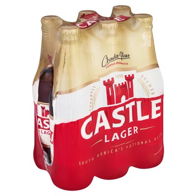 Castle Lager Local Beer 6 x 330ml