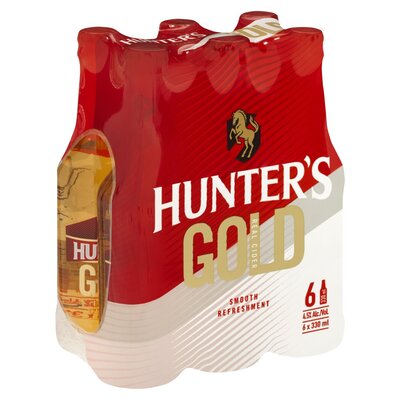 Hunters Gold Cider NRB 6 x 330ml