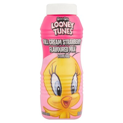 PnP Looney Tunes Full Cream Strawberry Flavoured Milk 300ml