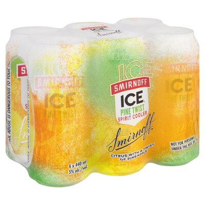 Smirnoff Storm Pine Twist Cooler 6 x 440ml