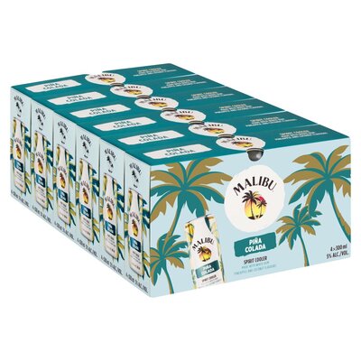 Malibu Pina Colada Spirit Cooler 24 x 300ml
