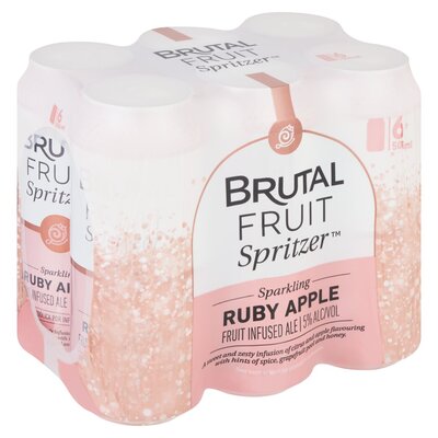 Brutal Fruit Ruby Apple Spritzer 6 x 500ml