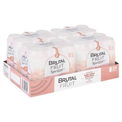 Brutal Fruit Ruby Apple Spritzer 24 x 500ml