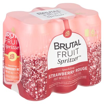 Brutal Fruit Strawberry Rouge Can 6 x 500ml
