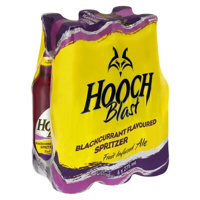 Hooch Black Current 6 x 275ml