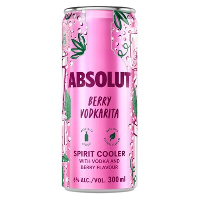 Absolut Berry Vodkarita Spirit Cooler 300ml