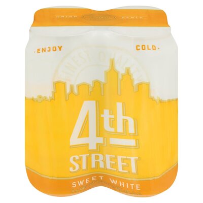 4th Street Sweet White Can 4 x 440ml